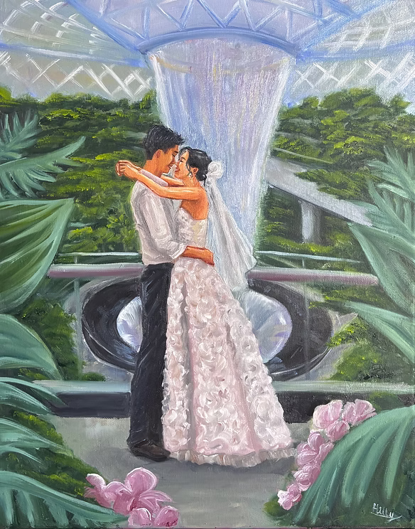 Live Wedding Painting 2